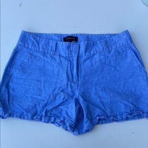 Talbots Light Blue Linen Shorts